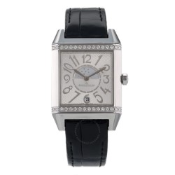 Pre-owned Jaeger-LeCoultre Reverso Squadra Lady Duetto Automatic Diamond White Dial Ladies Watch Q7058420
