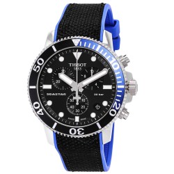 Seastar 1000 Chronograph Quartz Black Dial Men's Watch T120.417.17.051.03