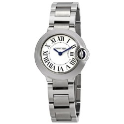 Ballon Bleu Silver Dial Stainless Steel Ladies Watch W69010Z4