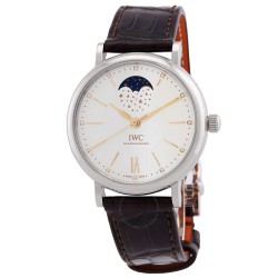 Portofino Automatic Diamond Silver Dial Ladies Watch IW459011