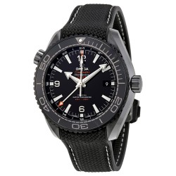 Pre-owned Omega Seamaster Planet Ocean GMT Black Dial Men's Watch 215.92.46.22.01.001
