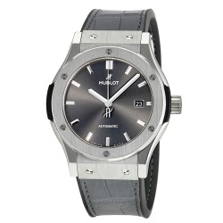 Pre-owned Hublot Classic Fusion Grey Dial Men's Watch 542.NX.7071.LR
