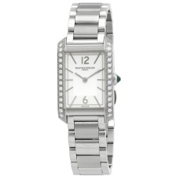 Hampton Quartz Diamond Silver Dial Ladies Watch 10631