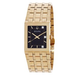 Quadra Quartz Diamond Black Dial Ladies Watch 97D132