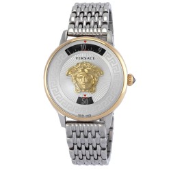 Medusa Icon Quartz Silver Dial Ladies Watch VEZ200321