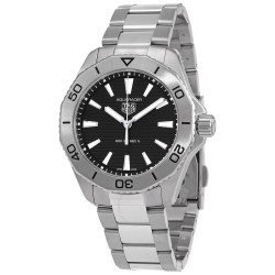 Aquaracer Quartz Black Dial Men's Watch WBP1110.BA0627