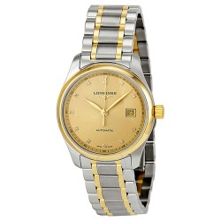 Master Collection Champagne Dial Two-tone Ladies WatchL2.257.5.37.7