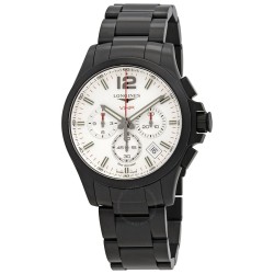 Conquest V.H.P. Perpetual Chronograph Quartz Silver Dial Men's Watch L37172766