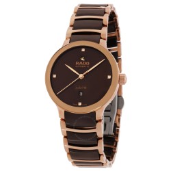Centrix Automatic Diamond Brown Dial Ladies Watch R30019712