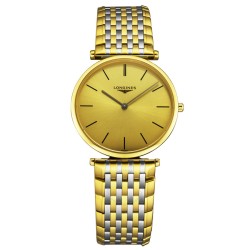 La Grande Quartz Gold Dial Unisex Watch L4.755.2.32.7