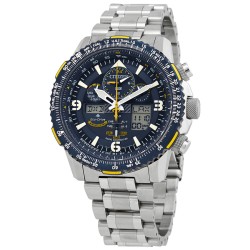 Promaster Skyhawk A-T Perpetual Alarm Chronograph Blue Dial Men's Watch JY8078-52L