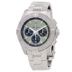 Avenger B01 44mm Chronograph Automatic Green Dial Men's Watch AB0147101L1A1