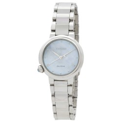 Eco-Drive White Mother of Pearl Dial Ladies Watch EM0910-80D