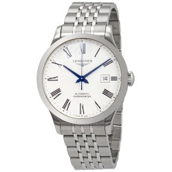 Record Automatic White Dial Men's Watch L28214116