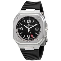 BR 05 GMT Automatic Black Dial Men's Watch BR05G-BL-ST/SRB
