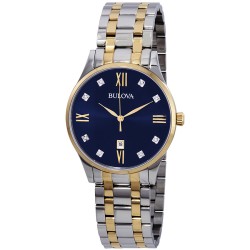 Classic Diamond Blue Dial Men's Watch 98D130