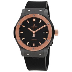 Pre-owned Hublot Classic Fusion Automatic Black Dial Unisex Watch 542.CO.1181.RX