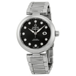DeVille Ladymatic Diamond Automatic Black Dial Ladies Watch 425.30.34.20.51.001