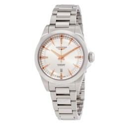Conquest Automatic Silver Dial Ladies Watch L3.320.4.72.6