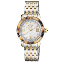 Marsala Tortoise Quartz Diamond Ladies Watch 9854B