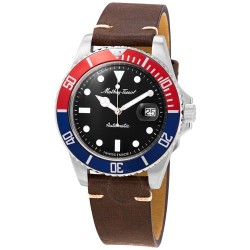 Mathey Vintage Automatic Black Dial Pepsi Bezel Men's Watch H9010ATLR
