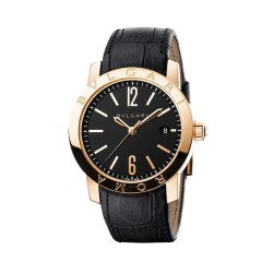 Pre-owned Bvlgari Bvlgari Bvlgari Black Dial Men's Watch 102261