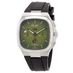Seventies Chronograph Panorama Date Automatic Green Dial Men's Watch 1-37-02-09-02-63