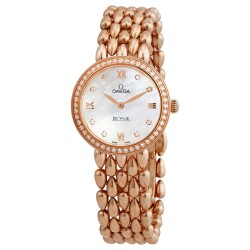 De Ville Prestige Quartz Diamond Ladies Watch 424.55.27.60.55.004
