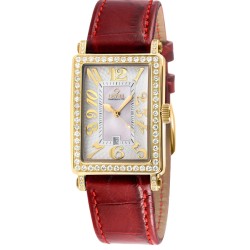 Avenue of Americas Mini Diamond Quartz Ladies Watch 7449YL