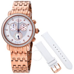 Marsala Chronograph Diamond Crystal Ladies Watch 9881
