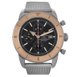 Pre-owned Breitling Superocean Heritage Chronograph Automatic Chronometer Black Dial Men's Watch U13320