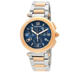 Legacy Chronograph Quartz Blue Dial Ladies Watch SFU200523