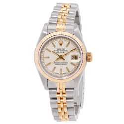 Pre-owned Pre-owned Pre-owned Rolex Datejust Automatic Ladies Watch 69173CRJ