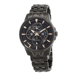 Calendrier Multifunction Black Dial Black-plated Men's Watch BU0057-54E
