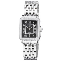Padova Quartz Black Dial Ladies Watch 12308B