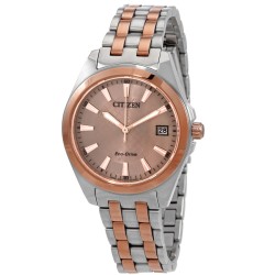 Eco-Drive Rose Dial Two-tone Ladies Watch EO1226-59X