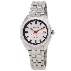 Jet Star Quartz Silver Dial Men's Watch 96K112