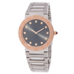 Bvlgari Bvlgari Quartz Diamond Black Dial Ladies Watch 103757