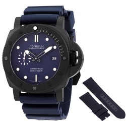 Submersible Automatic  QuarantaQuattro Carbotech Blu Abisso Men's Watch PAM01232