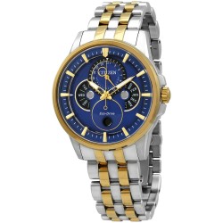 Calendrier Multi-function Blue Dial Two-tone Men's Watch BU0054-52L