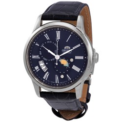 Open Box - Orient Sun and Moon Automatic Blue Dial Men's Watch RA-AK0011D10B
