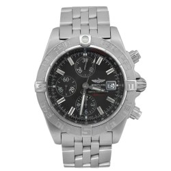 Pre-owned Breitling Breitling Galactic Chronograph Automatic Chronometer Black Dial Men's Watch A1336410/M512-379A