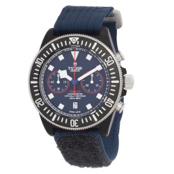 Pre-owned Tudor Pelagos Chronograph Blue Dial Men's Watch M25807KN-0001