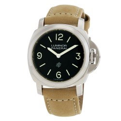 Luminor Logo Hand Wind Black Dial Men's Watch PAM01086