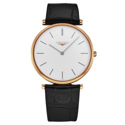 La Grande Quartz White Dial Ladies Watch L47551922