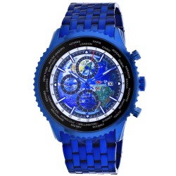 Meridian World Timer GMT Blue Dial Men's Watch SP7323