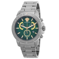 New Chrono Chronograph Quartz Green Dial Men's Watch VE2E00821