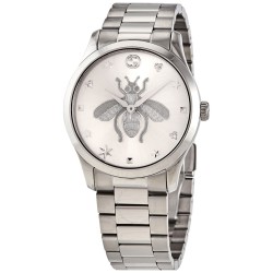 G-Timeless Quartz Silver Dial Ladies Watch YA1264126