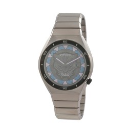 Black Panther Eco-Drive Black Dial Men's Watch AW1668-50W