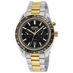 Open Box - Gevril Lenox Automatic Black Dial Men's Watch 49006